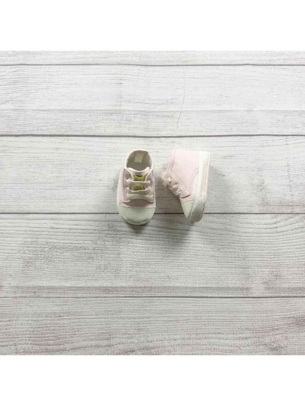 Baby Girls Pink Lace Up Soft Sole Sneakers Lightweight Casual Shoes Newborn